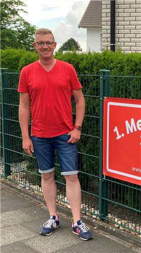 Vorsitzender Marco Deckers freut sich auf den erstmals stattfindenden Merler Dorftrödel. Foto: privat