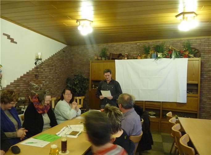 Vorsitzender Oliver Hartmann begrüßte die Anwesenden. privat