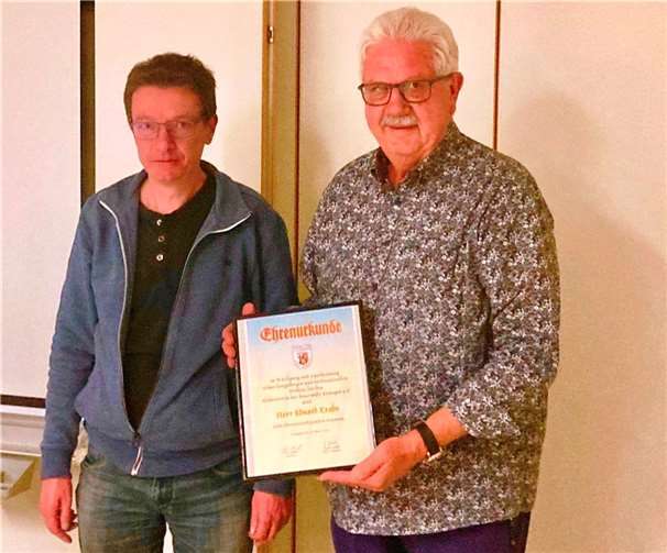 Vorsitzender Uwe Heiden (li.) und Eduard Krahe. Foto: privat