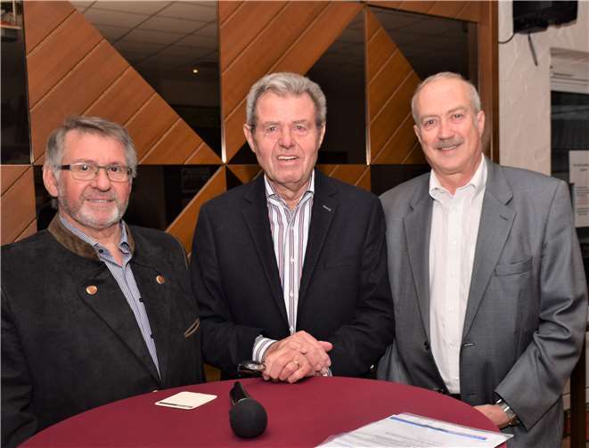 Vorstand Brauchtumsverein Rheinbach: v.l. Wolfgang Pickel, Karl Heinz Joisten, Heinz Gammel. Foto: Eich