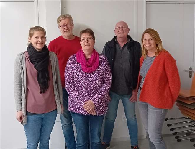 Vorstand Bürgerverein Altenburg (Ahr), von links: Imke Liersch, Mark Kreuzberg, Conny Kreuzberg, Raimund Jacobs, Sabine Mauel,Foto: Bürgerverein Altenburg (Ahr)