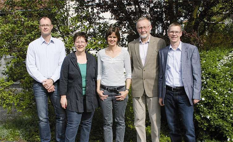 Vorstand Förderverein SGR (v.li.): Thomas Böttger, Irmgard Grimm, Katrin Jürgensen, Karl-Heinz Carle, Georg Persch. privat