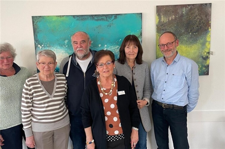 Vorstand FoerdervereinSNWv.l.:  H. Stuckenschmitt, I. Mecklenburg, D. Baumung, T. Weber, S. Teehankee, F. Bach