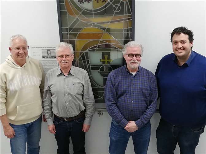 Vorstand UWG Meckenheim (v. links nach rechts: Hans-Erich Jonen, Erich Durstewitz, Dr. Thomas Meurer, Matin Hörnig).  Foto: privat
