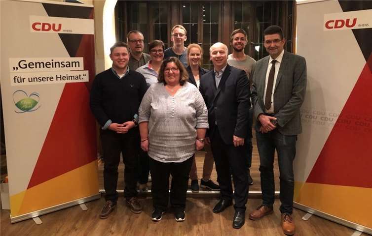 Vorstand der CDU Rhens: v.li. Harvey Kerschbaumer, Frank Weiland, Anne Roy, Jutta Frickel, Florian Kaul, Katharina Mallmann, Jens Boettiger, Max Fischer, Alexander Schöne.Foto: privat