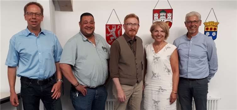 Vorstand der CDU-Stadtratsfraktion Remagen: v.r.: Jürgen Walbröl, Rita Höppner, Heinz-Peter Hammer, Kenneth Heydecke und Andreas Köpping. Privat