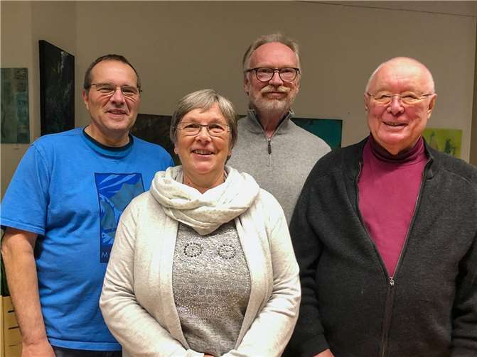 Vorstand des FFC Ahrweiler e.V. (von links): Martin Karlein, Elke Neugebauer, Wolfgang Hahne, Elmar Gafinen.  Foto: privat