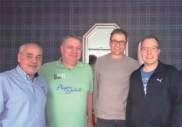 Vorstand kBVO 2015 (v.l.): Veit Doll, Klaus Engels, Marco Stöcker, Martin Rings und Sascha Alfter.privat