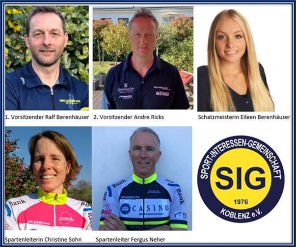 Vorstand und Spartenleitern.