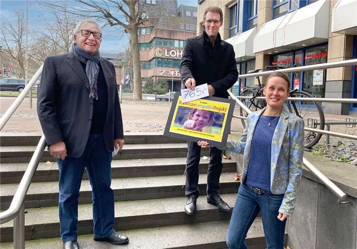 Vorstandsvorsitzender Rainer Linnig, Archivdirektor Dr. Tobias Herrmann und Geschäftsführerin Kathleen Benekenstein.Foto: Melanie Ferlau