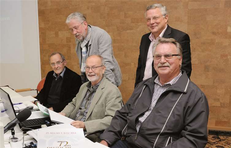 Vorstellung der Filmfestspiele (v. l.): Rainer Urbanke, Jakob Breidenbach, Harald Trinkaus, Josef Zauner und Norbert Natschke. FIX