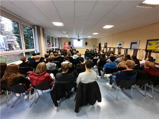 Vortrag der Sozialstation an der Hocheifelschule. Foto: privat