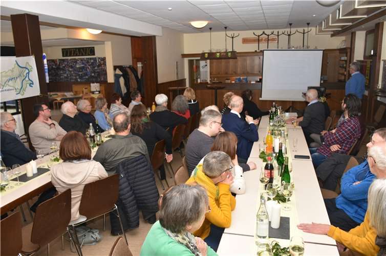 Vortrag des 1. Vorsitzenden. Quellen: FWG Oberfell