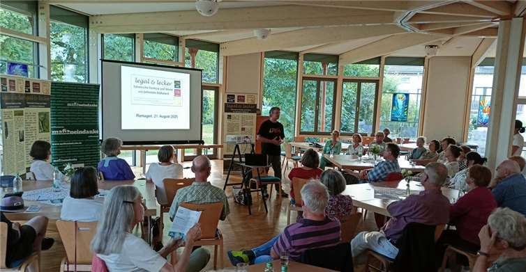 Mafiafreie Produkte im Weltladen Vortrag zu Libera Terra.  Foto: Sabine Peter