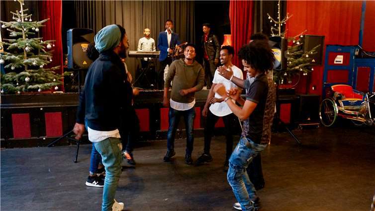 Vorweihnachtliches Konzert der Eritreer in der Kulturwerkstatt Remagen. Privat