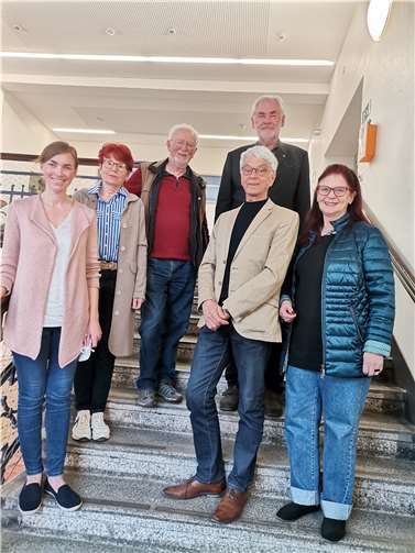 V.r.: Frau Lauter, Herr Conradt, Herr Augustin, Herr Schlömer, Frau Blumenthal, Frau Taskesen. Foto: privat