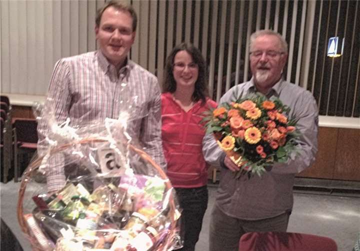 V.r.: Joachim Senger, Katrin Berens, neuer Vorsitzender Stefan Weller. privat