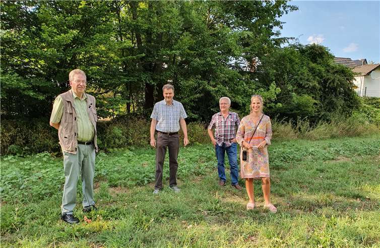 V.r. Werner Schüller, Ralf Wershofen, Edgar Flohe, Natalie Baum
