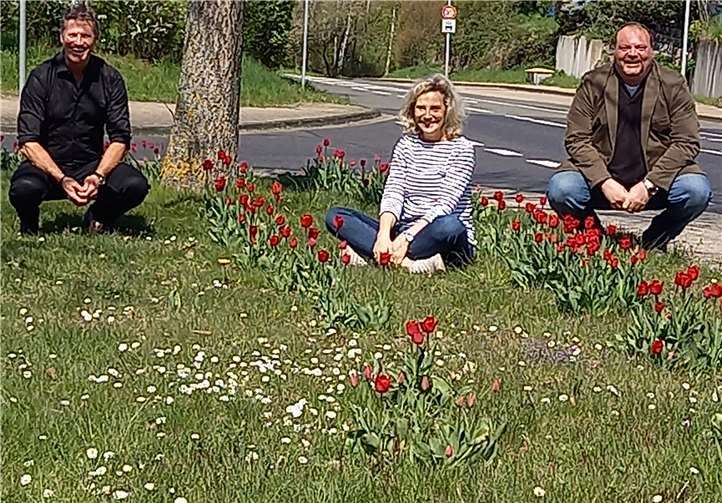 V.re. Ratsmitglied Thorsten Schneider, Landtagsabgeordnete Dr. Anna Köbberling und Bundestagsabgeordneter Detlev Pilger.Foto: privat