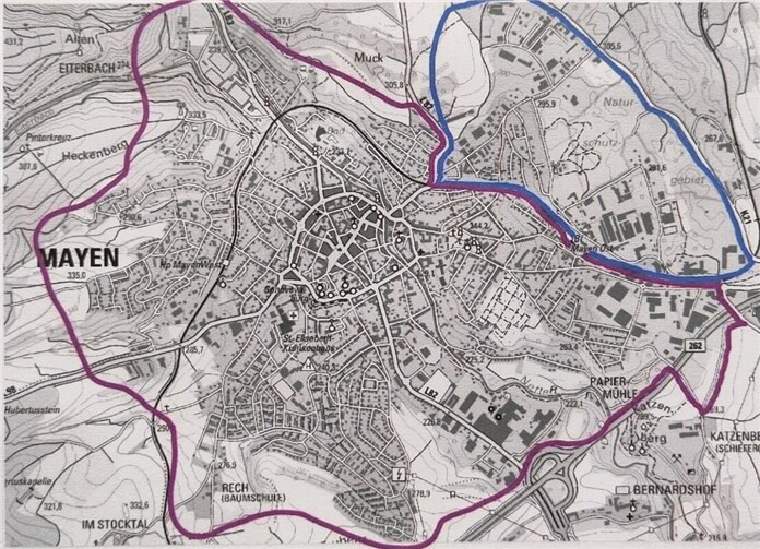 WKB Satzung: Zur Bezahleinheit 7 schickte die Stadtverwaltung ersten Zahlbescheiden Ende letzten Jahres und rund 300 Widersprüche liegen bereits vor.  Foto: Stadt Mayen