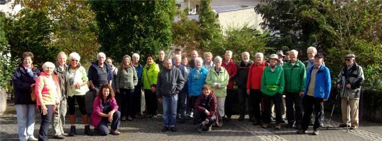 WWV Eitelborn und TK Bad Ems auf dem Weg zum Bad Emser Stadtmuseum. Taunusklub Bad Ems