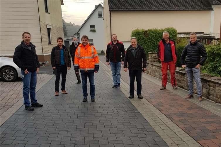 Während der Abnahme.Quelle: Ortsgemeinde Goddert