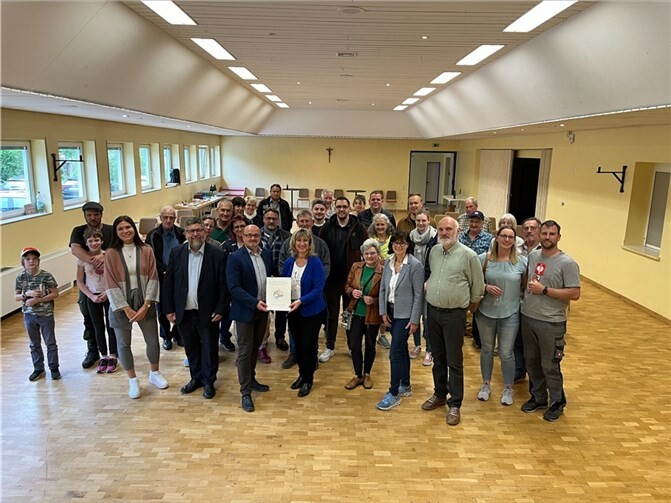 Während der Abschlussveranstaltung der Initiative „Zukunfts-Check Dorf“. Foto: Peter Mayer