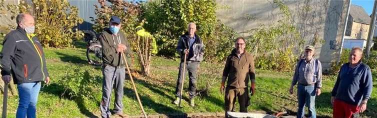 Während der Arbeiten.Foto: privat