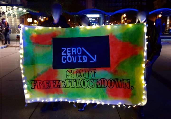 Während der Demo.Foto: privat