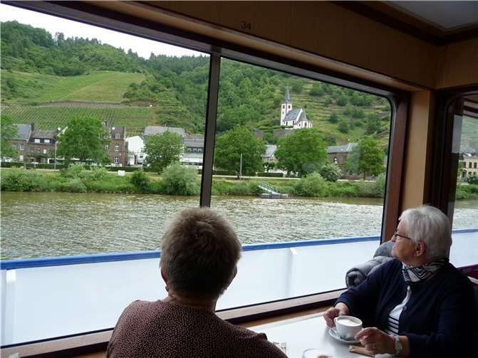 Während der Fahrt nach Cochem. Foto: privat