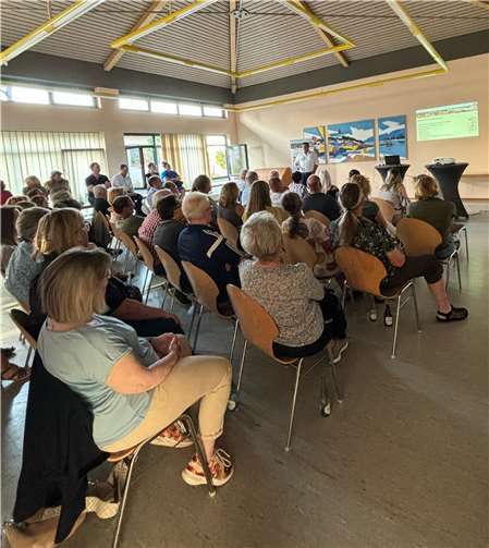 Während der Infoveranstaltung. Foto: Vivienne Schäfer