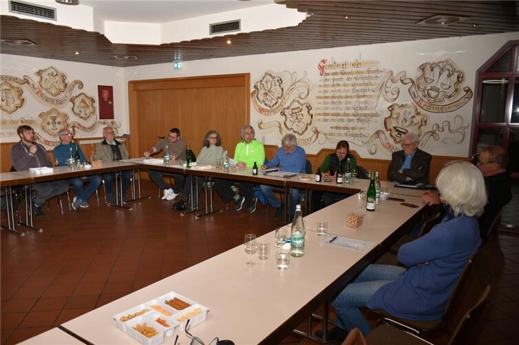 Während der Jahreshauptversammlung.