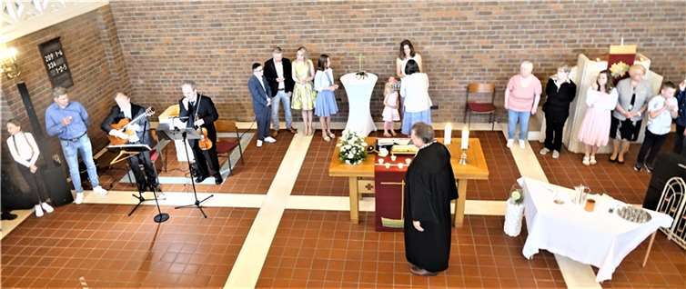 Während der Konfirmation. Fotos: Jürgen Grab