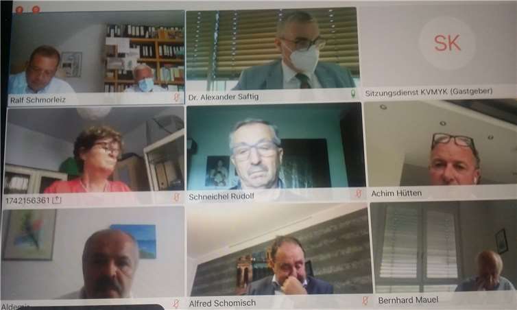 Während der Kreistagssitzung.Quelle: FWM3/Die Linke