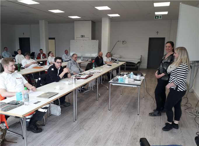 Während der Schulung.Quelle: Stadt Koblenz