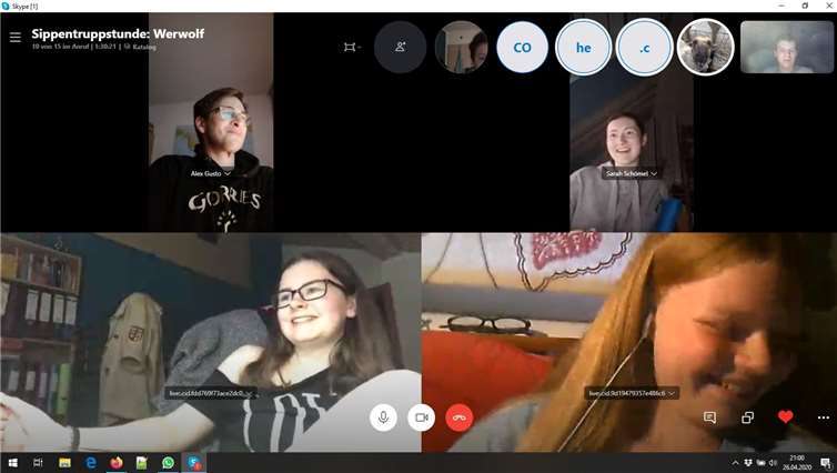Während der Sippengruppenstunde.Quelle: Pfadfinder Dieblich