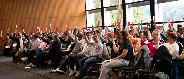 Während der Synodalversammlung. Foto: Franziska Alberti