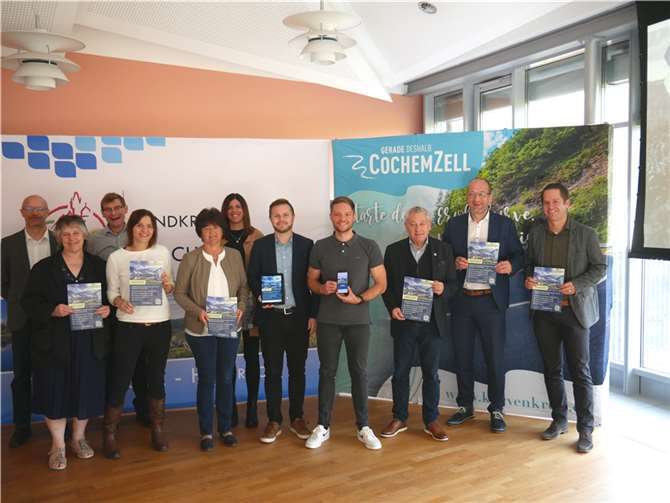 Während der Vorstellung des neuen Winterprogramms. Quelle: Kreis Cochem-Zell