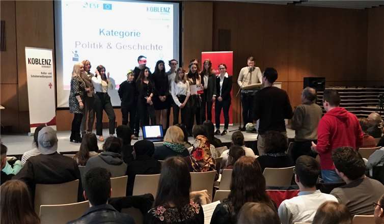 Während der der Verleihung der Koblenzer Lorbeerrunde.Foto: privat