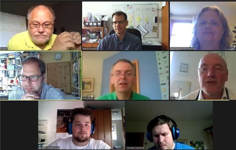 Während der ersten Konferenz der Gremienvorsitzenden im Bereich des Kreisverbandes Westerwald der Grünen.Quellen: Bündnis 90/Die Grünen KV Westerwald