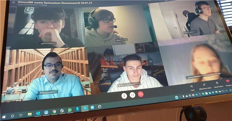 Während der online-Testung.Foto: Lutz Thimm