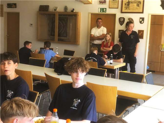 Während des Berufsfeuerwehrtages, der durch die Christdemokraten unterstützt wurde. Quelle: CDU Miesenheim