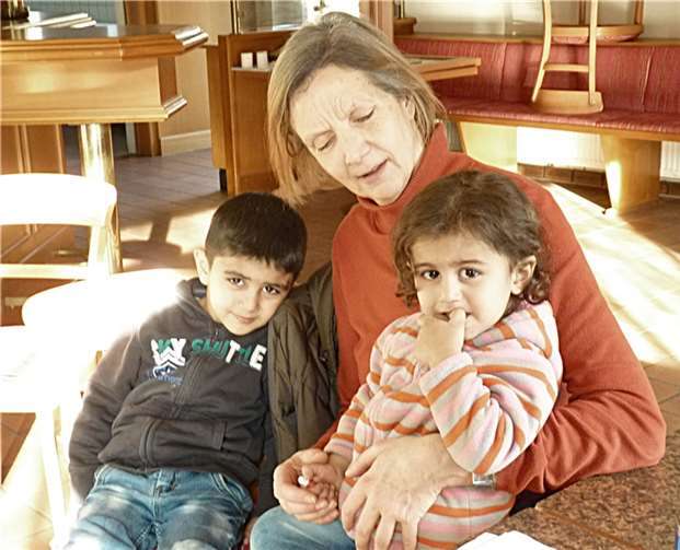 Während des Kurses findet in einem Nebenraum die Kinderbetreuung statt. privat