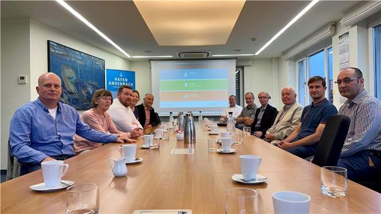 Während des „Stammtisches“ der CDU. Quelle: CDU Andernach