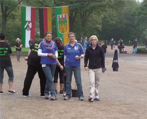 Während des Turniers machten die drei Frauen eine gute Figur. Privat