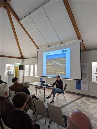 Während des Vortrages. Foto: privat