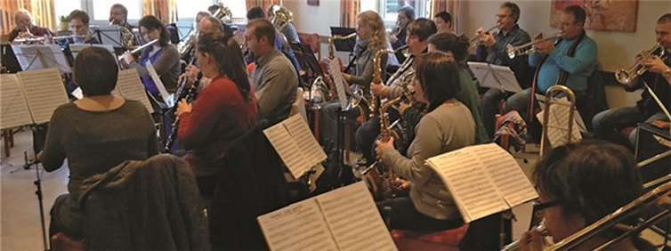 Während des Workshop-Wochendes wurde viel geprobt und einstudiert. Privat