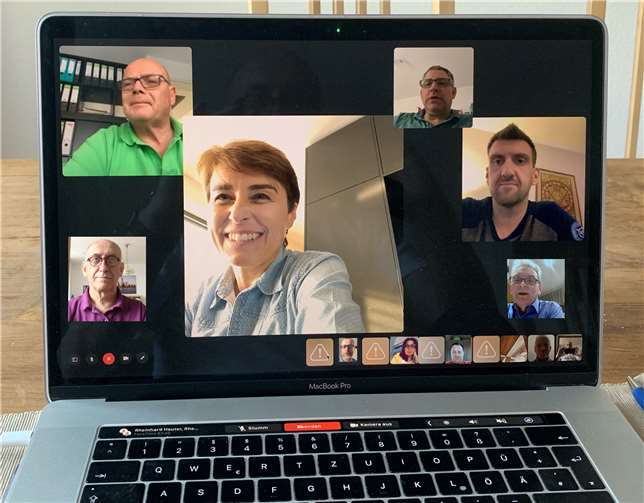 Während einer Video-Fraktionssitzung lehnte die CDU-Stadtratsfraktion Steuererhöhungen entschieden ab. Foto: privat