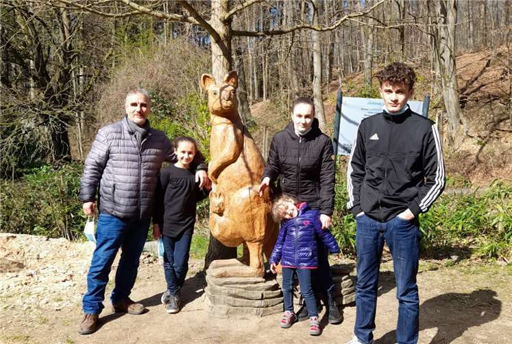 Während eines Besuches im Zoo.Foto: privat