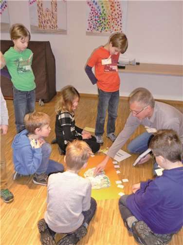 Während ihres gemeinsamen Tag erfuhren die Kommunionkinder viel Wissenswertes über das „Vater unser“. Privat